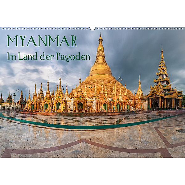 Myanmar - Im Land der Pagoden (Wandkalender 2019 DIN A2 quer), Jean Claude Castor