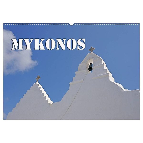 MYKONOS - Insel des Jetset (Wandkalender 2024 DIN A2 quer), CALVENDO Monatskalender, Hubertus Blume