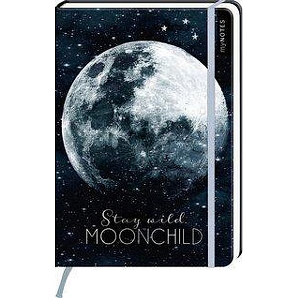 myNOTES Notizbuch A5: Stay wild, moonchild