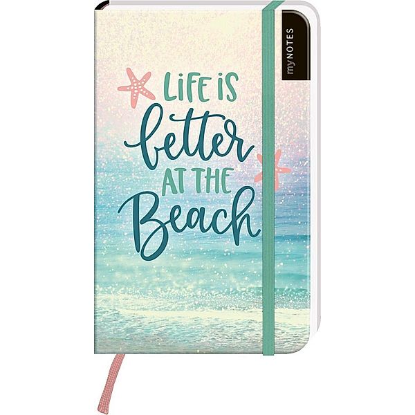 myNOTES Notizbuch A6: Life is better at the beach