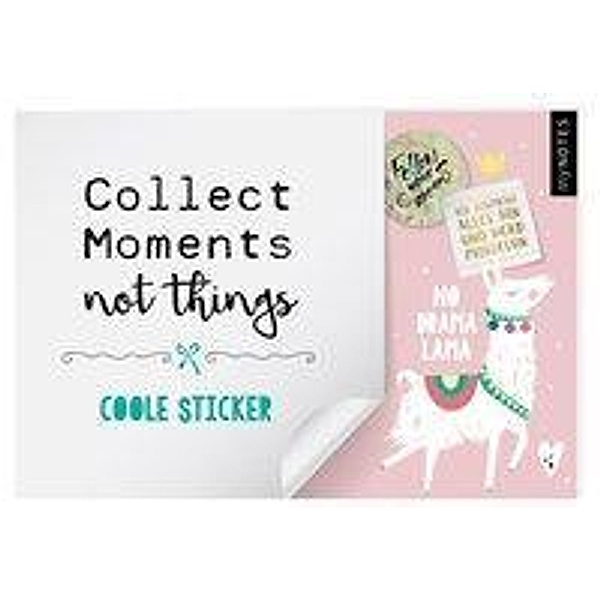 myNOTES Stickerheft Collect Moments not things - No Drama Lama