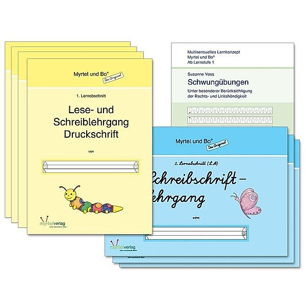 Myrtel und Bo / Deutsch Lernstufe 1 - Paket Grundausstattung (LA), 8 Hefte