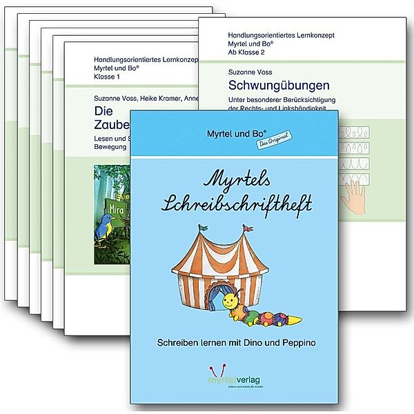 Myrtel und Bo: Einstiegspaket Premium: Deutsch Klasse 1 (LAS), 8 Bde., Suzanne Voss, Annette Rögener, Heike Kramer