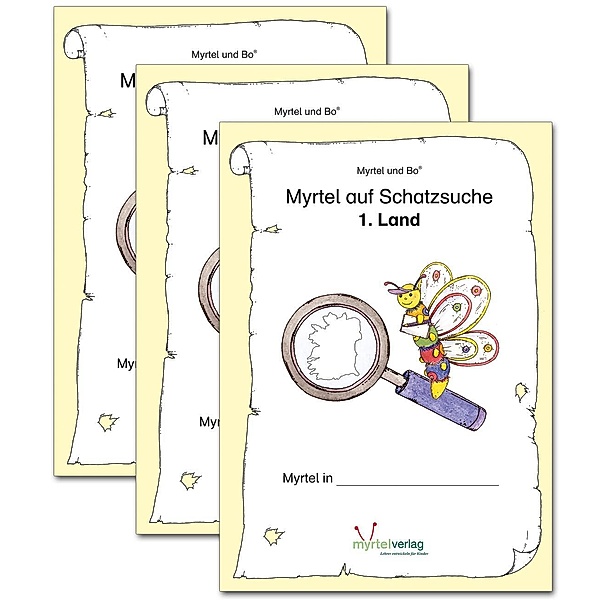 Myrtel und Bo - Myrtel auf Schatzsuche -  (Lernstufe 3). Paket