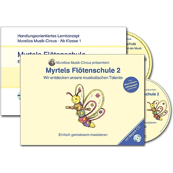 Myrtels Flötenschule: Bd.1+2 Sparpaket: Flötenschule, m. 2 Audio-CD