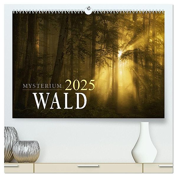 Mysterium Wald (hochwertiger Premium Wandkalender 2025 DIN A2 quer), Kunstdruck in Hochglanz, Calvendo, Norbert maier