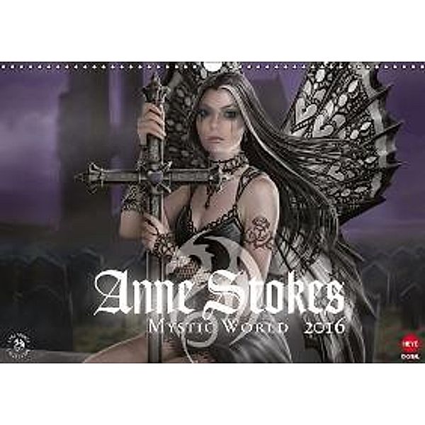 Mystic World Planer (Wandkalender 2016 DIN A3 quer), Anne Stokes