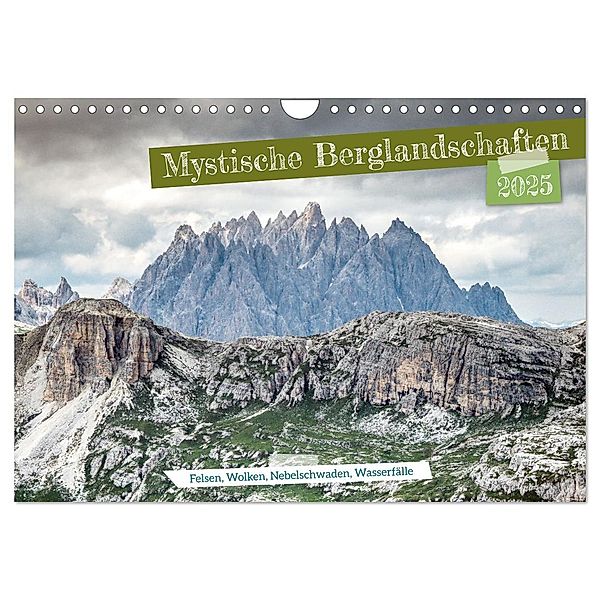 Mystische Berglandschaften (Wandkalender 2025 DIN A4 quer), CALVENDO Monatskalender, Calvendo, Frank Brehm