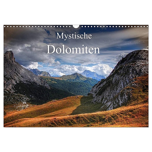 Mystische Dolomiten (Wandkalender 2024 DIN A3 quer), CALVENDO Monatskalender, Kordula Vahle