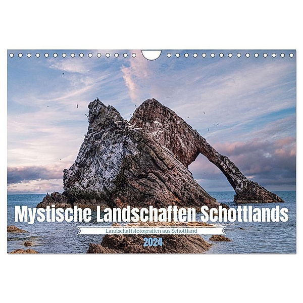 Mystische Landschaften Schottlands (Wandkalender 2024 DIN A4 quer), CALVENDO Monatskalender, Mario Koch Fotografie