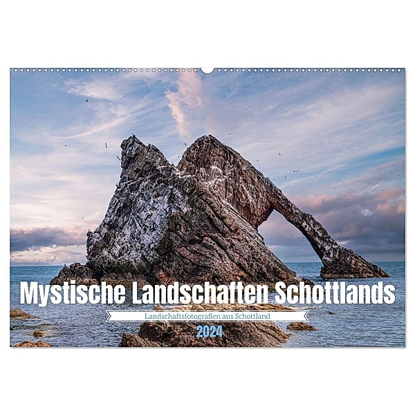 Mystische Landschaften Schottlands (Wandkalender 2024 DIN A2 quer), CALVENDO Monatskalender, Mario Koch Fotografie