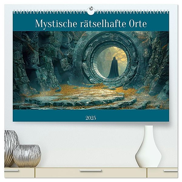 Mystische rätselhafte Orte (hochwertiger Premium Wandkalender 2025 DIN A2 quer), Kunstdruck in Hochglanz, Calvendo, Liselotte Brunner-Klaus