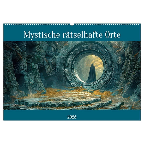 Mystische rätselhafte Orte (Wandkalender 2025 DIN A2 quer), CALVENDO Monatskalender, Calvendo, Liselotte Brunner-Klaus