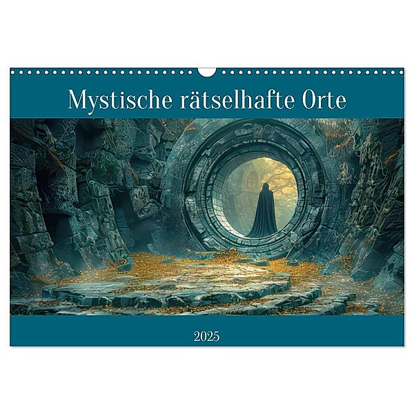 Mystische rätselhafte Orte (Wandkalender 2025 DIN A3 quer), CALVENDO Monatskalender, Calvendo, Liselotte Brunner-Klaus