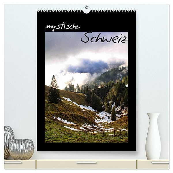 mystische Schweiz (hochwertiger Premium Wandkalender 2024 DIN A2 hoch), Kunstdruck in Hochglanz, Daniel Stewart Lustig