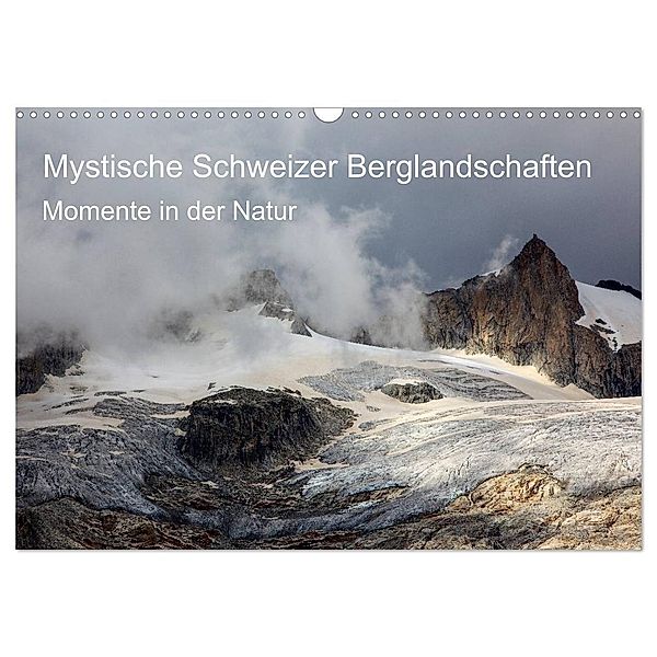 Mystische Schweizer Berglandschaften - Momente in der Natur (Wandkalender 2024 DIN A3 quer), CALVENDO Monatskalender, Marcel Schäfer