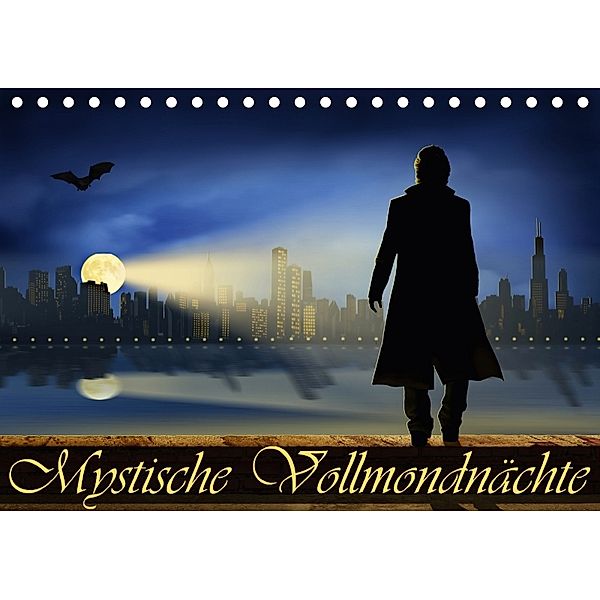 Mystische Vollmondnächte (Tischkalender 2018 DIN A5 quer), Monika Jüngling