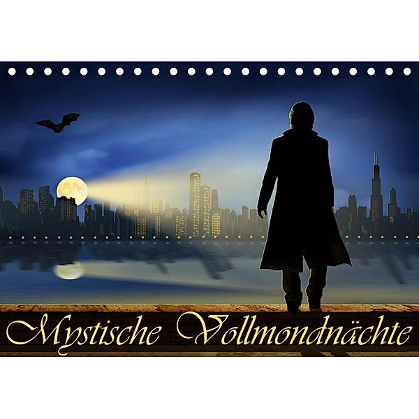Mystische Vollmondnächte (Tischkalender 2020 DIN A5 quer), Monika Jüngling