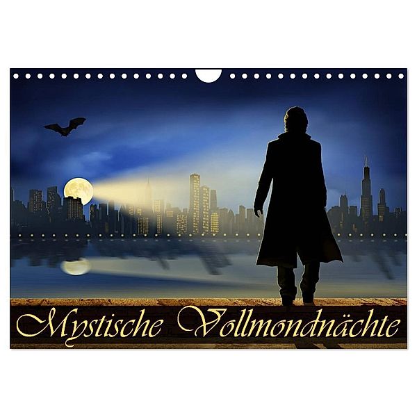 Mystische Vollmondnächte (Wandkalender 2025 DIN A4 quer), CALVENDO Monatskalender, Calvendo, alias Mausopardia, Monika Jüngling