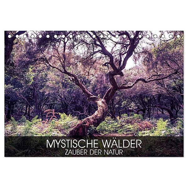 Mystische Wälder - Zauber der Natur (Tischkalender 2024 DIN A5 quer), CALVENDO Monatskalender, Val Thoermer