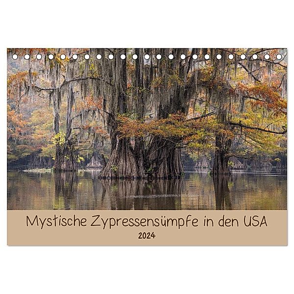 Mystische Zypressensümpfe (Tischkalender 2024 DIN A5 quer), CALVENDO Monatskalender, Sonja Jordan