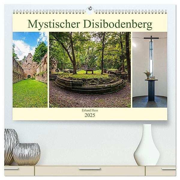 Mystischer Disibodenberg (hochwertiger Premium Wandkalender 2025 DIN A2 quer), Kunstdruck in Hochglanz, Calvendo, Erhard Hess