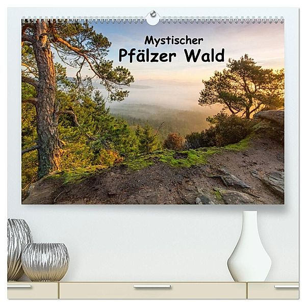 Mystischer Pfälzer Wald (hochwertiger Premium Wandkalender 2024 DIN A2 quer), Kunstdruck in Hochglanz, Bernd Leicht