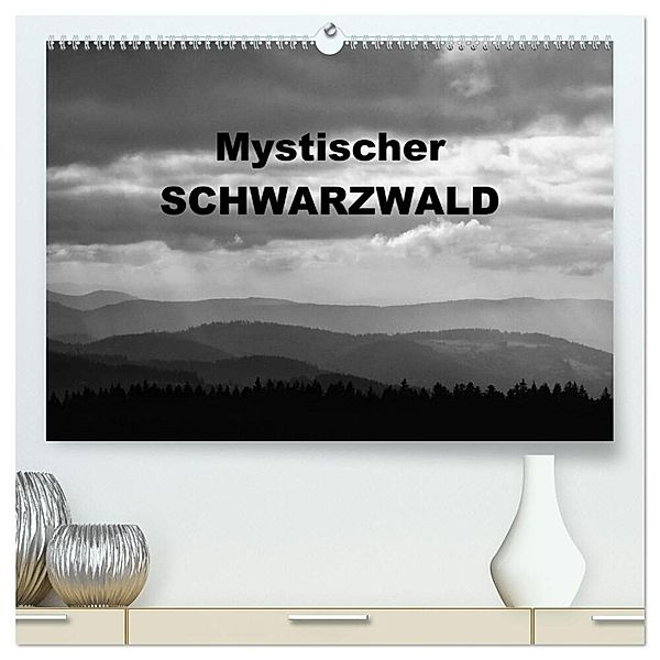 Mystischer Schwarzwald (hochwertiger Premium Wandkalender 2025 DIN A2 quer), Kunstdruck in Hochglanz, Calvendo, Günter Linderer
