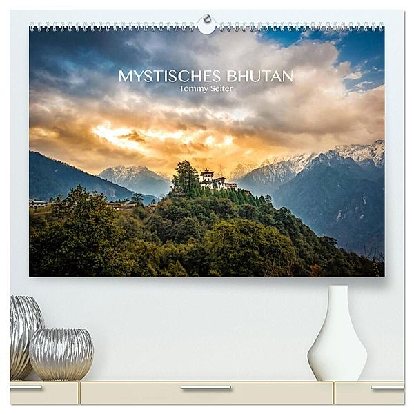 Mystisches Bhutan (hochwertiger Premium Wandkalender 2024 DIN A2 quer), Kunstdruck in Hochglanz, Tommy Seiter