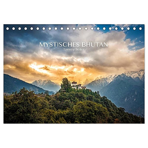 Mystisches Bhutan (Tischkalender 2025 DIN A5 quer), CALVENDO Monatskalender, Calvendo, Tommy Seiter