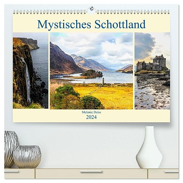 Mystisches Schottland (hochwertiger Premium Wandkalender 2024 DIN A2 quer), Kunstdruck in Hochglanz, Melanie Deiss