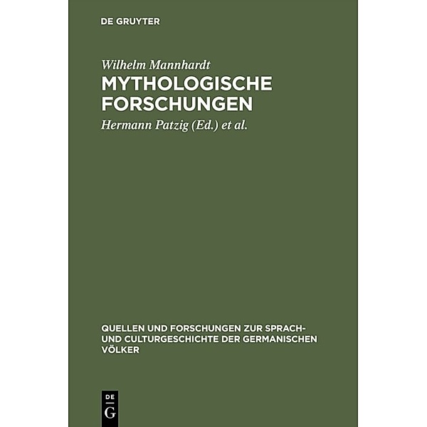 Mythologische Forschungen, Wilhelm Mannhardt