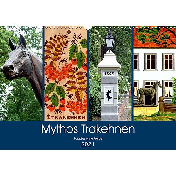 Mythos Trakehnen - Paradies ohne Pferde (Wandkalender 2021 DIN A3 quer), Henning von Löwis of Menar, Henning von Löwis of Menar