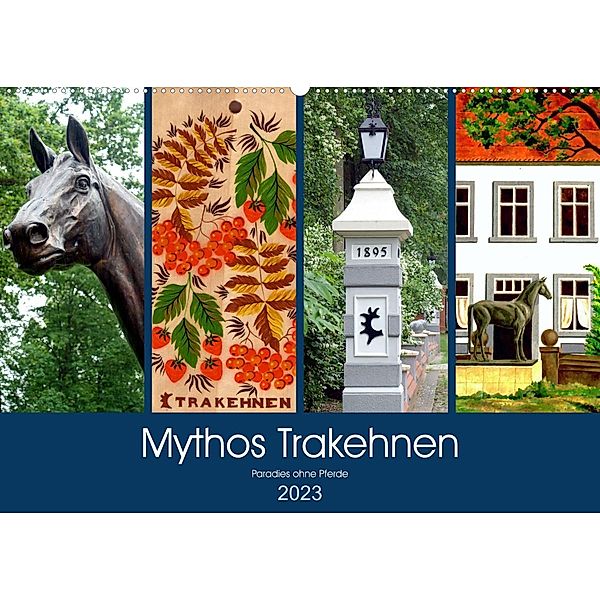 Mythos Trakehnen - Paradies ohne Pferde (Wandkalender 2023 DIN A2 quer), Henning von Löwis of Menar, Henning von Löwis of Menar