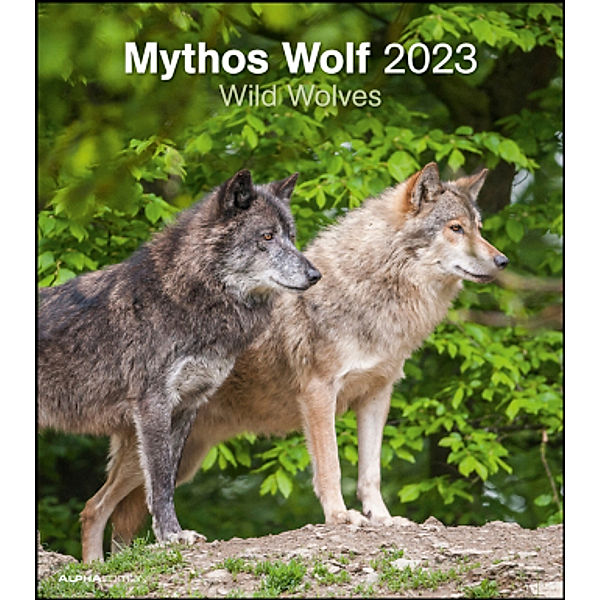 Mythos Wolf 2023 - Foto-Kalender - Wand-Kalender - 30x34