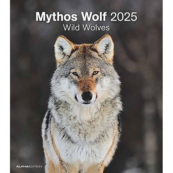 Mythos Wolf 2025 - Foto-Kalender - Wand-Kalender - 30x34