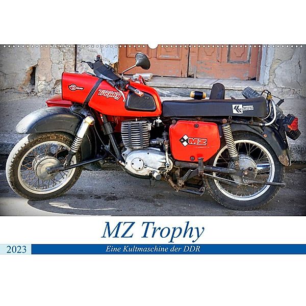 MZ Trophy - Eine Kultmaschine der DDR (Wandkalender 2023 DIN A2 quer), Henning von Löwis of Menar, Henning von Löwis of Menar