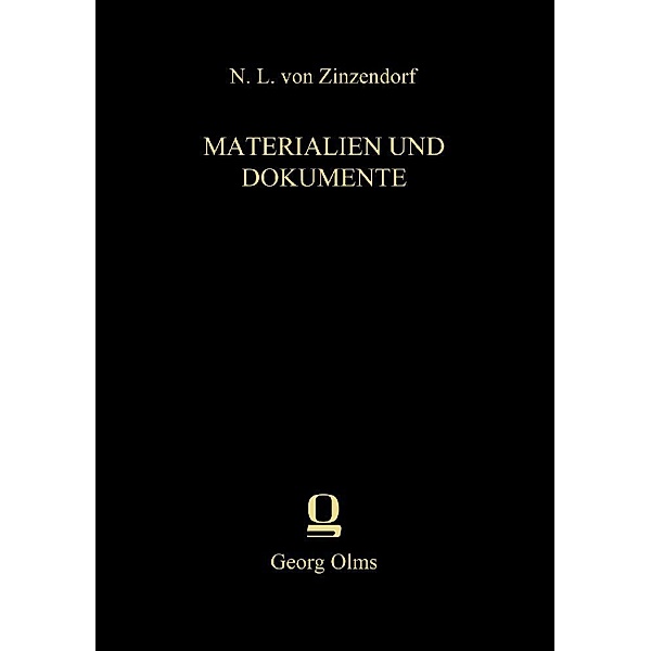 N. L. von Zinzendorf: Materialien und Dokumente.Bd.2/36.2, N. L. von Zinzendorf: Materialien und Dokumente