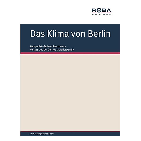 N. N: Das Klima von Berlin