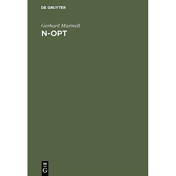 n-opt / Jahrbuch des Dokumentationsarchivs des österreichischen Widerstandes, Gerhard Marinell