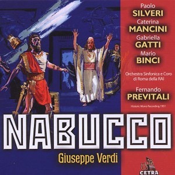 Nabucco (Roma,1951) (Ga), Silveri, Mancini, Previtali, Orch.Sinf.Di Roma