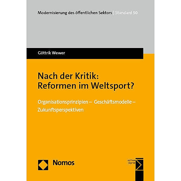 Nach der Kritik: Reformen im Weltsport?, Göttrik Wewer