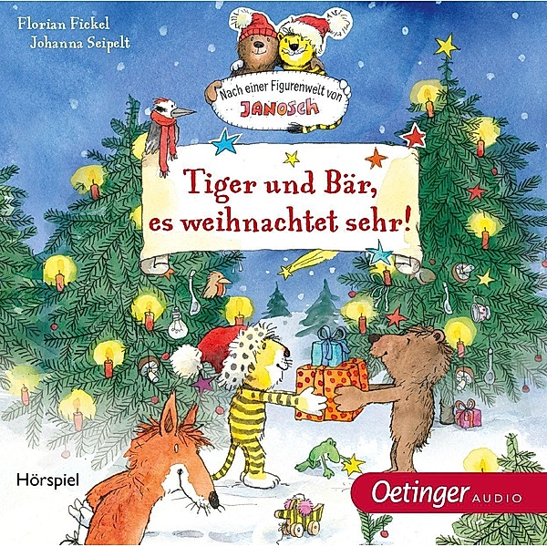 Nach einer Figurenwelt von Janosch. Tiger und Bär, es weihnachtet sehr!, 1 Audio-CD, Florian Fickel