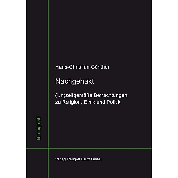 Nachgehakt / libri nigri Bd.59, Hans-Christian Günther