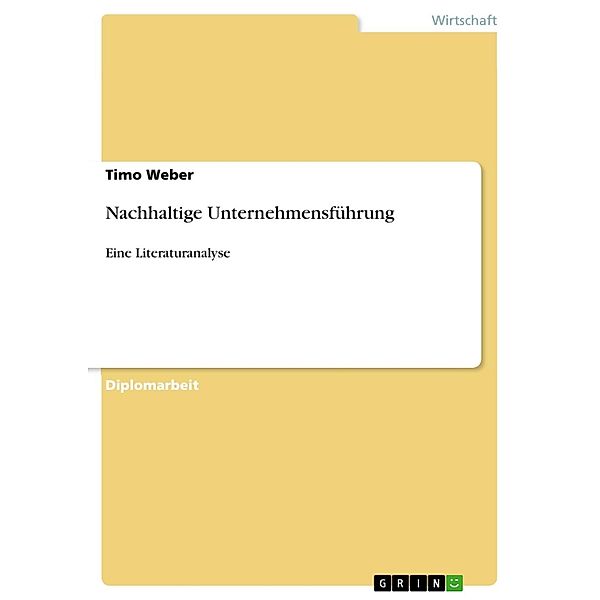 Nachhaltige Unternehmensführung, Timo Weber