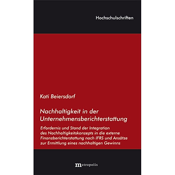 Nachhaltigkeit in der Unternehmensberichterstattung, Kati Beiersdorf