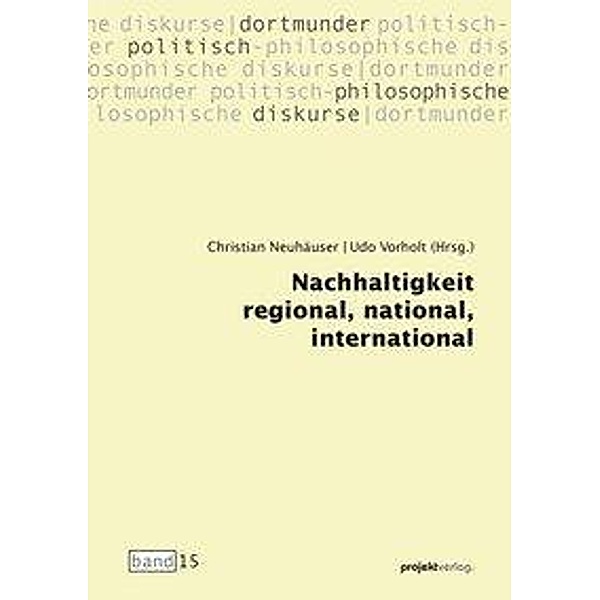 Nachhaltigkeit regional, national, international, Christian Neuhäuser