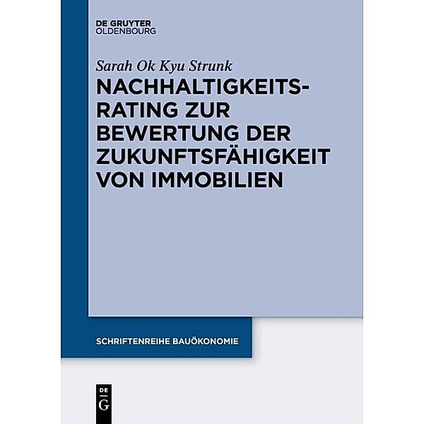 Nachhaltigkeitsrating zur Bewertung der Zukunftsfähigkeit von Immobilien, Sarah Strunk