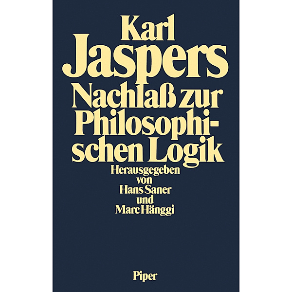 Nachlass zur Philosophischen Logik, Karl Jaspers