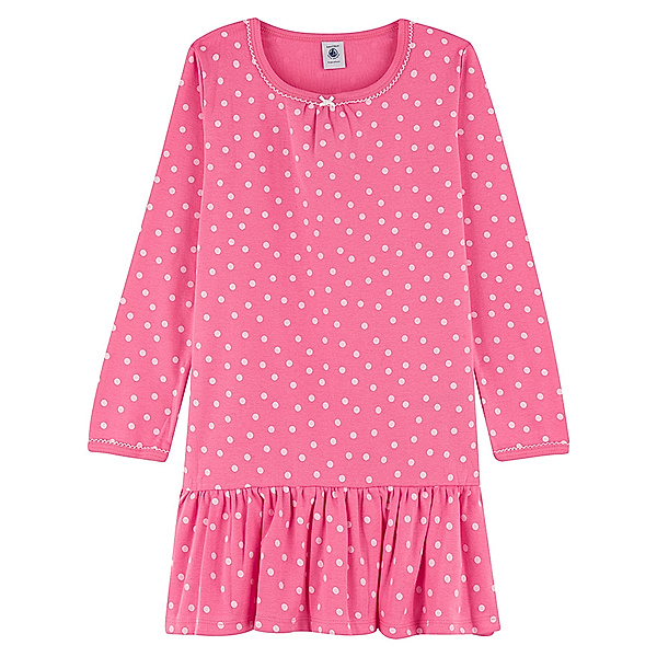 Petit Bateau Nachthemd PUNKTE in pink